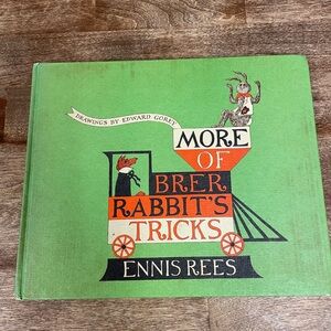 Vintage book Edward Gorey, Ennis Rees, More of Brer Rabbit’s Tricks, 1968